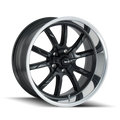 650 RIDLER 83.82CB 20X10 LIP 0ET MATTE 5X120.65 BLACK/POLISHED