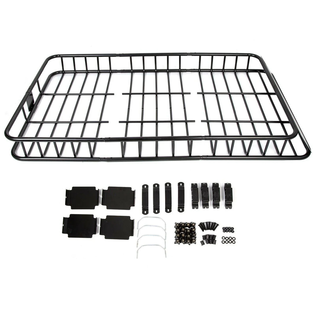 Basket Roof Universal Holder Carrier 64'' Rack Cargo w/Extension Luggage Teledu Top SUV
