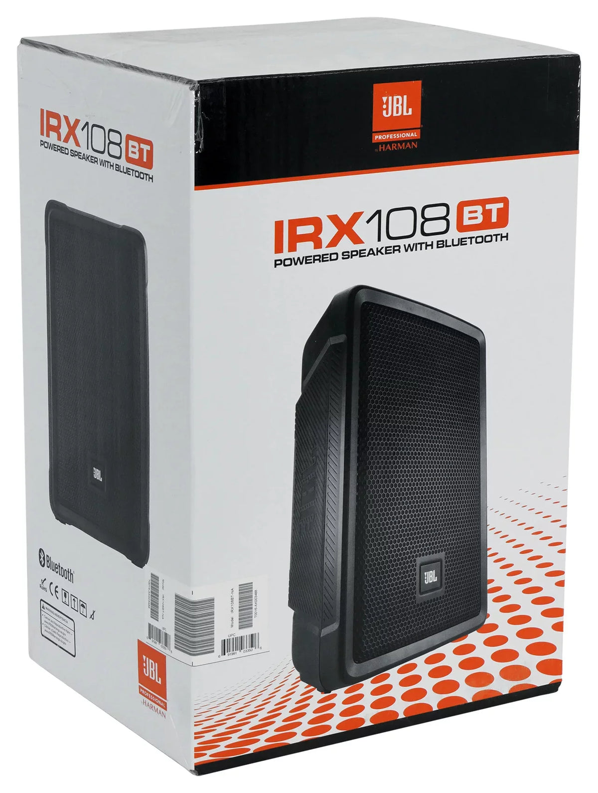 DJ Powered w/ 1000w Truck Hand PA JBL + Portable IRX108BT Bluetooth 8" Speaker