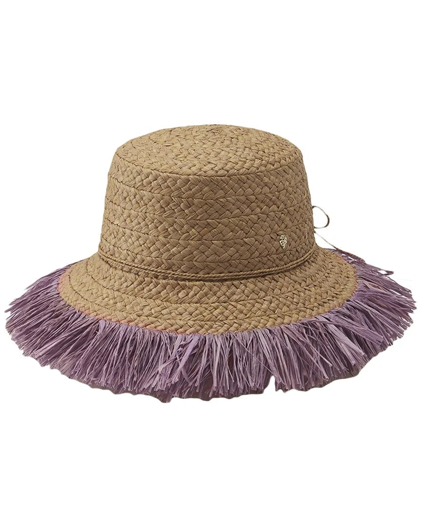 Hat, Kaminski Sella Helen Brown Straw
