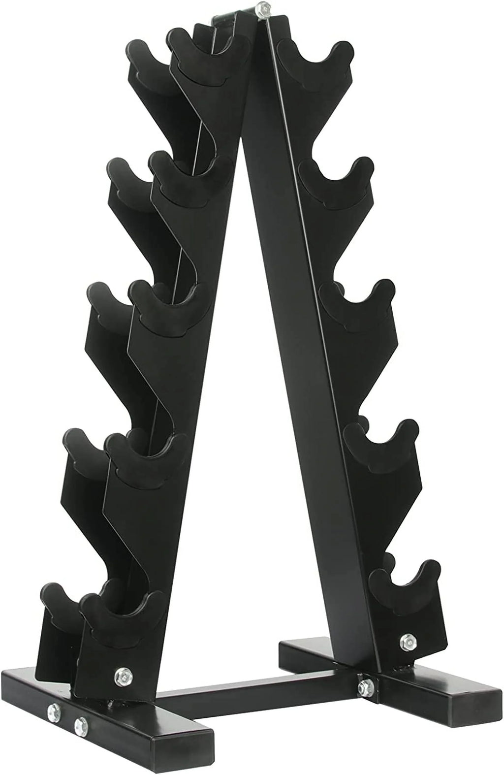 Rack 150 Rubber Dumbbells Hex Set and Coated Pound with Dumbbell