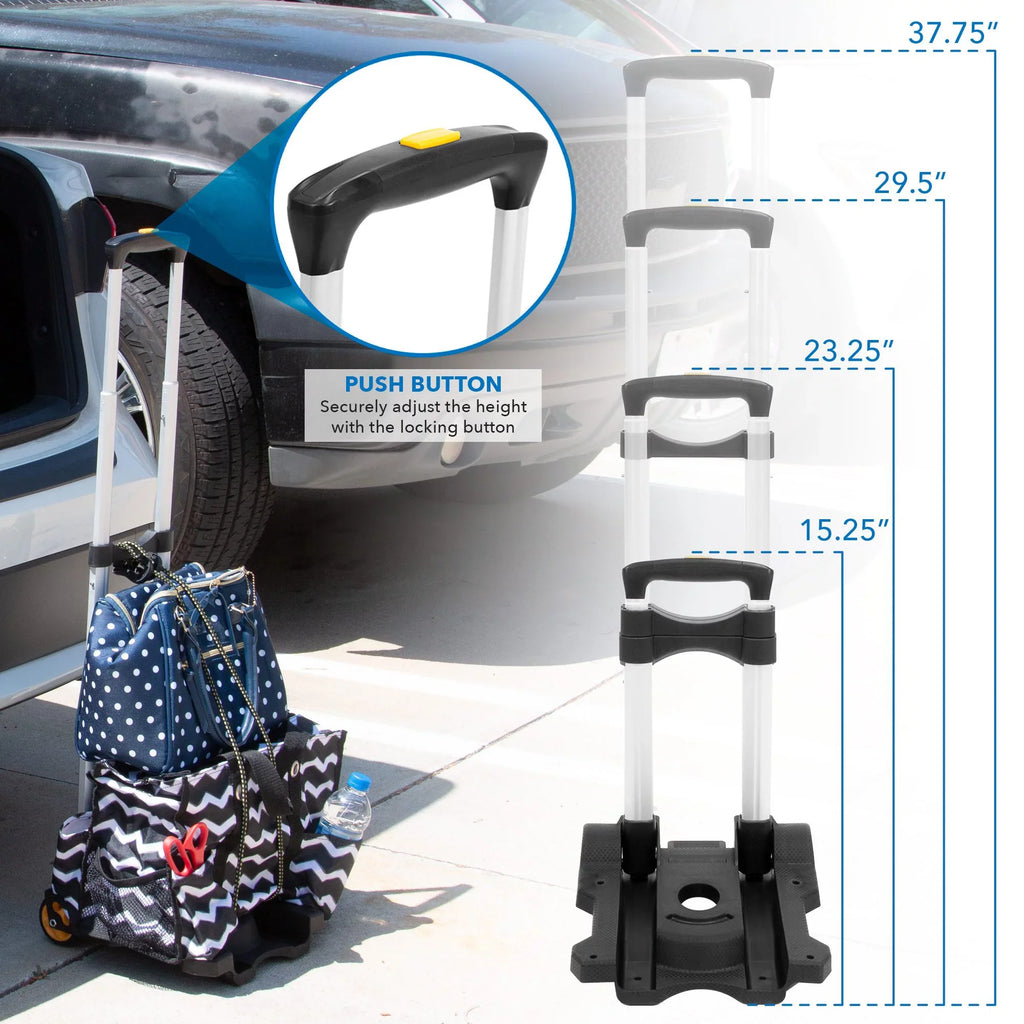 LBS Luggage Mount-It! Premium Folding 77 Cart, Capacity