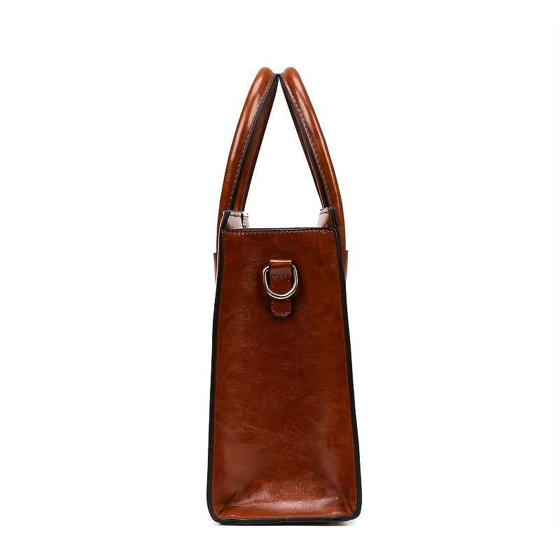 Top Tote MICHROE Handbag Set Vegan Vintage Purse Women‘s & Handle Shoulder Satchel Bag Luxury Crossbody Bag