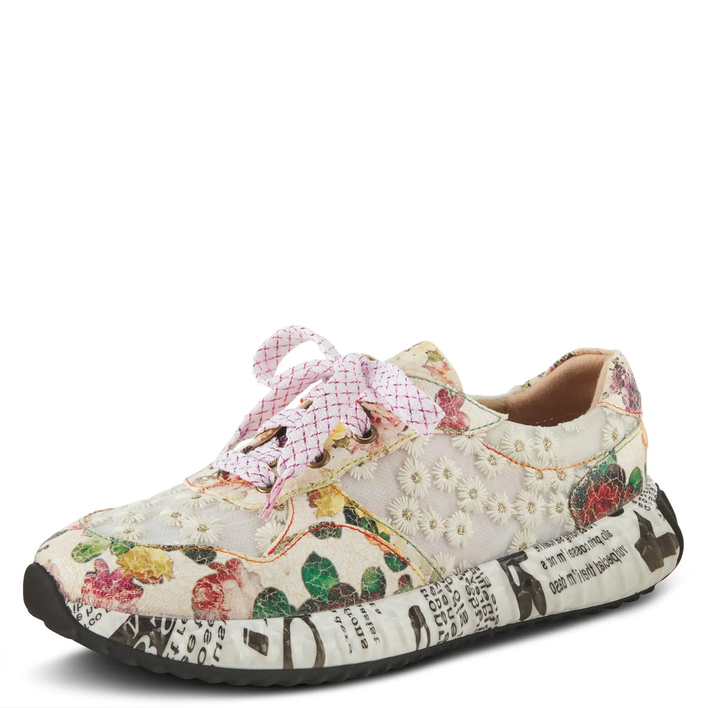 Daisymae Step Sneaker Fashion Beige / EU L'Artiste 5 Spring Multi 35 Women's US