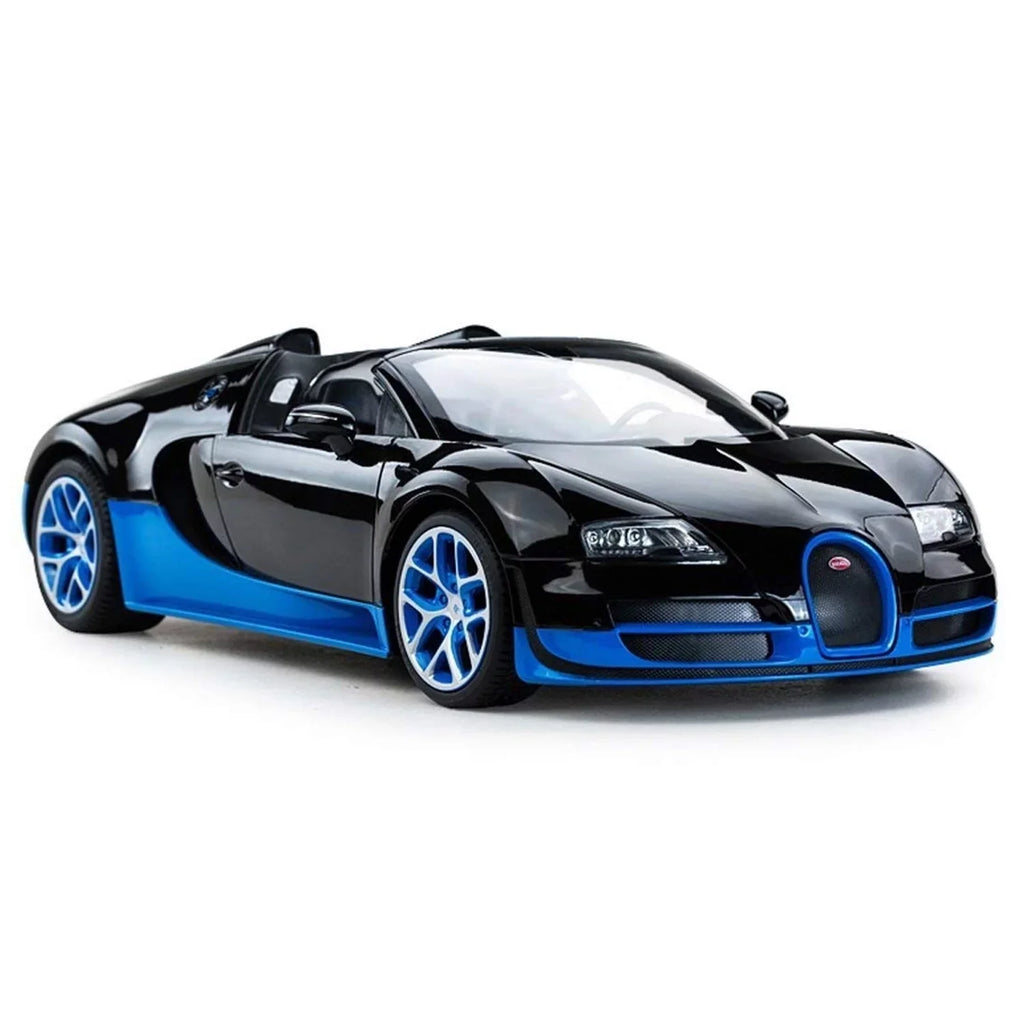 Rastar Sport Car Vitesse (Black/Blue) Model Bugatti Veyron Displayable Toys Grand 1:14 Children RC Gift