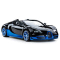 Rastar Sport Car Vitesse (Black/Blue) Model Bugatti Veyron Displayable Toys Grand 1:14 Children RC Gift