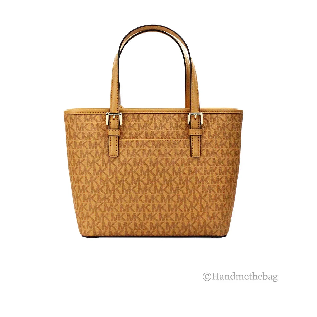 Cider Tote Carryall Set Top PVC Michael Purse XS Jet Kors Zip Bag Leather