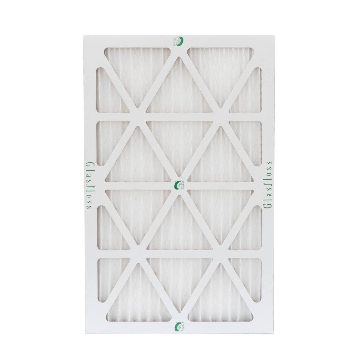 24-1/2 Actual 10 Filters 16x25x1 Air 6 7/8 Pack MERV by x x of 15-1/2 Pleated Glasfloss. Size:
