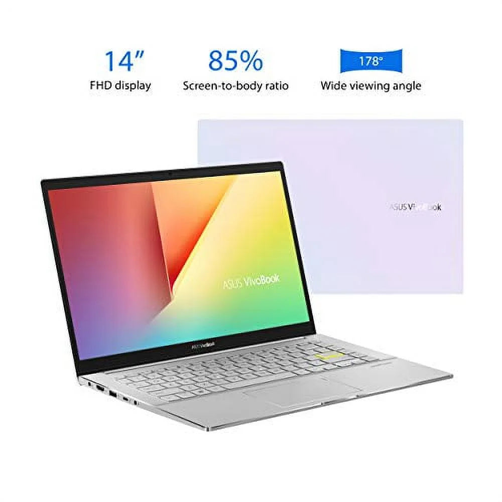 DDR4 14? 3, RAM, Thin i5-1135G7 Laptop, S433EA-DH51-WH and White, S14 8GB Dreamy Home, ASUS VivoBook 512GB Intel PCIe Windows S433 Thunderbolt 10 FHD Wi-Fi Light Display, CPU, 6, Core SSD,