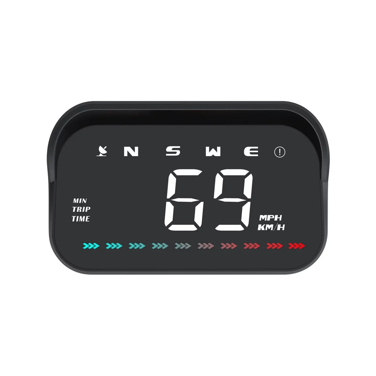 Pinnaco Alarm GPS Digital Display with Speedometer Car Overspeed Heads-Up Speedometer for