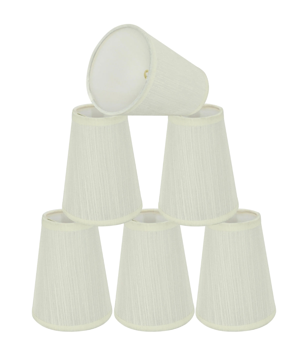 Fabric Candelabra (Set Corporation 4'' of Shade Empire Aspen Creative 6)