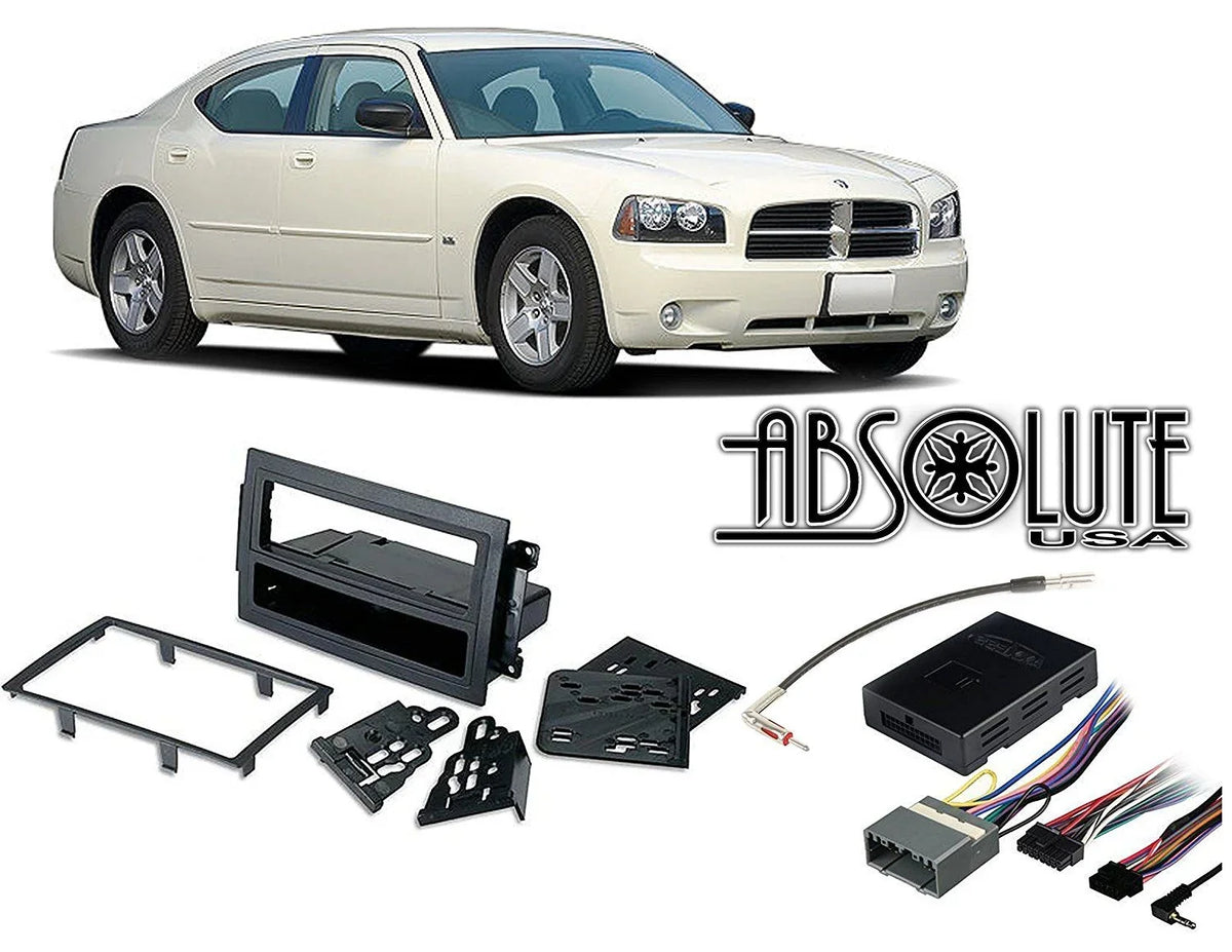 Single Dash DIN 2005-2007 Car Fits Dodge NAV Harness Kit Charger RADIOKITPKG13 Absolute w/ Radio
