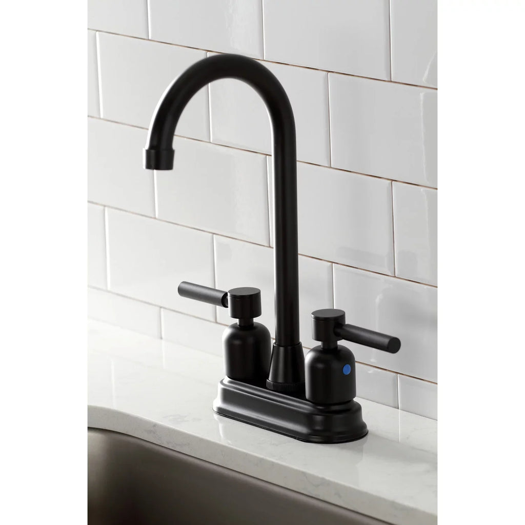 Matte Kingston Black Faucet, Bar Brass KB8490DL Concord