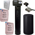 Fine with AFWFilters Black and Tanks Resin,1" Softener 2 Steel Connection, FNPT Mesh Home Foot Iron cubic Water Whole Pro 64k Stainless