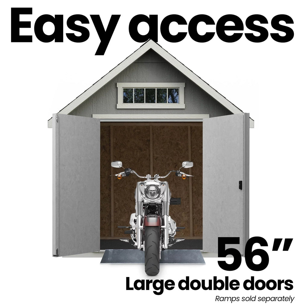 Handy Products Shed (Floor Included) 12 Storage Home x 8 Tribeca Wood ft. ft.