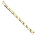 and | Bracelets 14k Gift Jewelry Cuban Weight Elegant | Women Men’s | for - 8.5" Yellow Chain Gold for 14KY Gold Bracelet Link Men 26.5