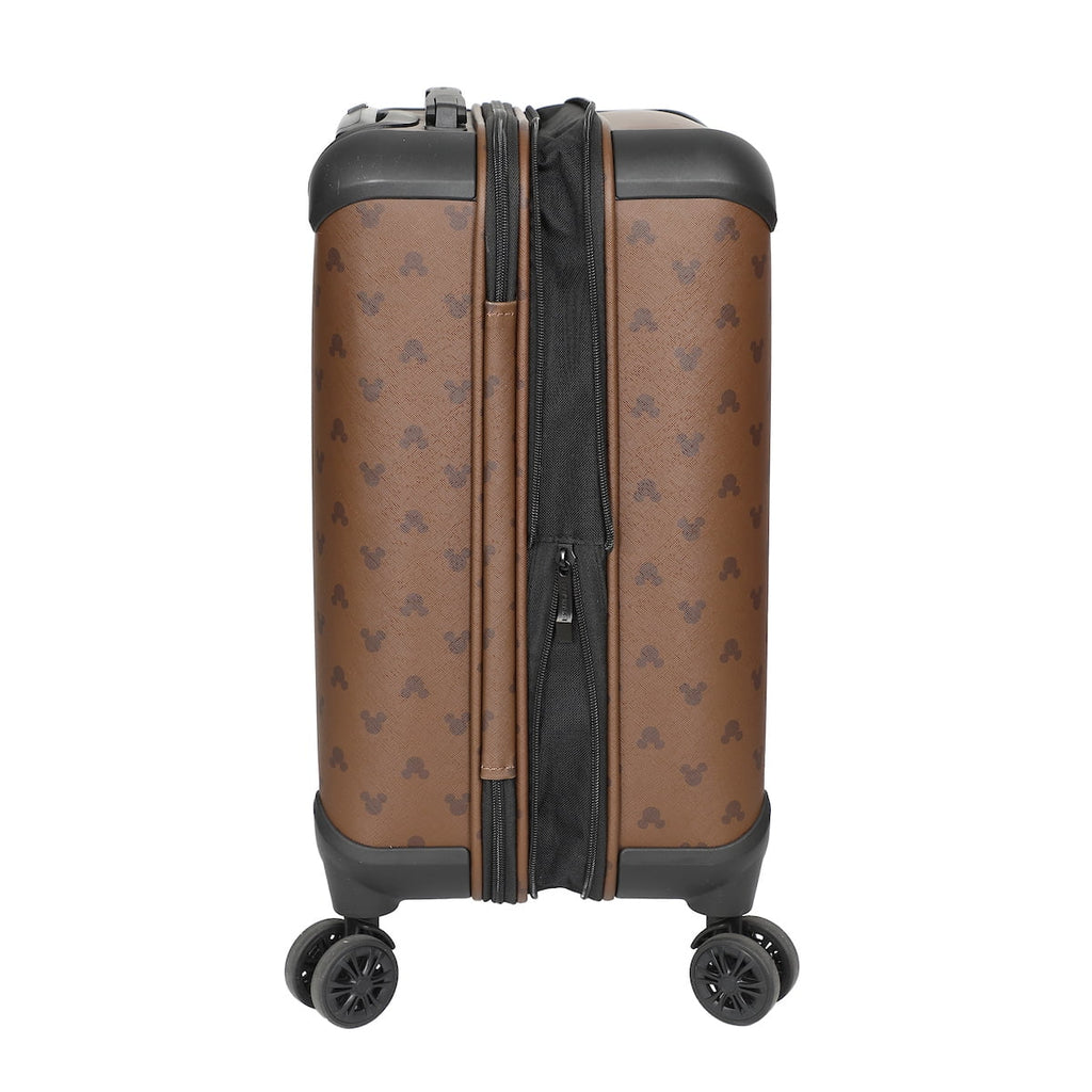 22” Brown Ears Luggage Disney Mouse Rolling Mickey