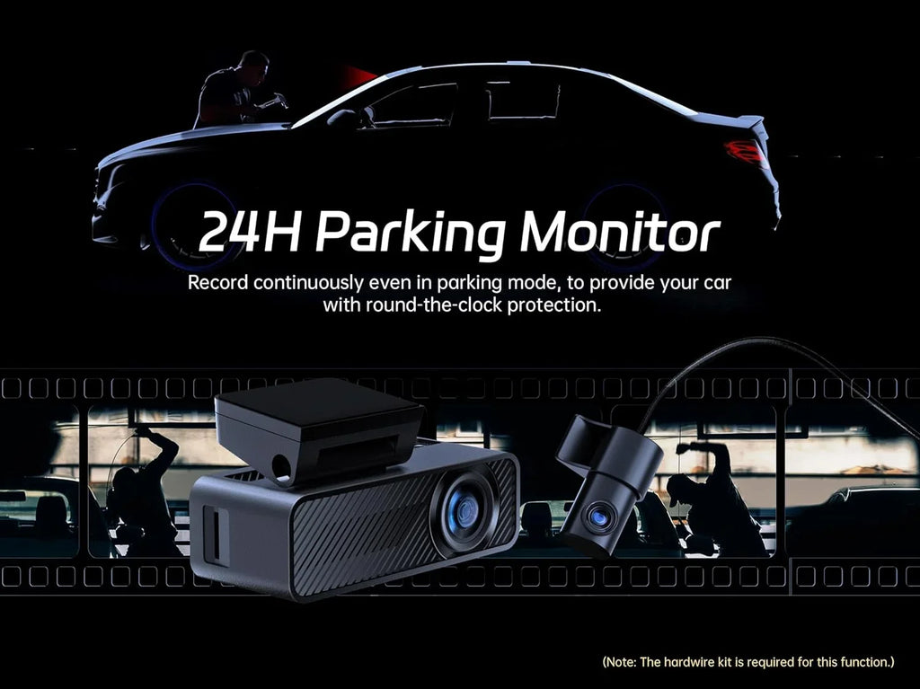 Car 2K/1080P Built-in Cam Vision,Voice Cars, Duo Control,24H Rear, Mode,G-Sensor,P1 Parking Camera for Dash Front Front IPS Mini and Display 4K Single Pelsee Camera, Dashcam,Night Dash Wi-Fi,1.5” Dual