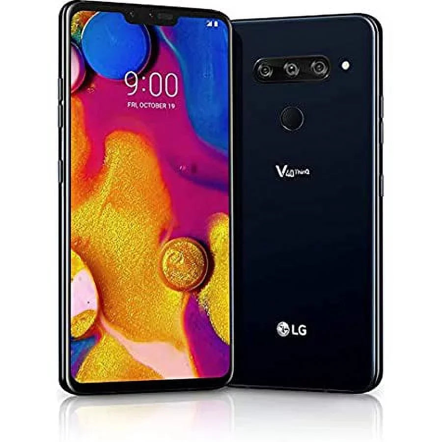 Black LG 64GB Verizon Only 6.4" Used V40 (Used) V405UAB ThinQ