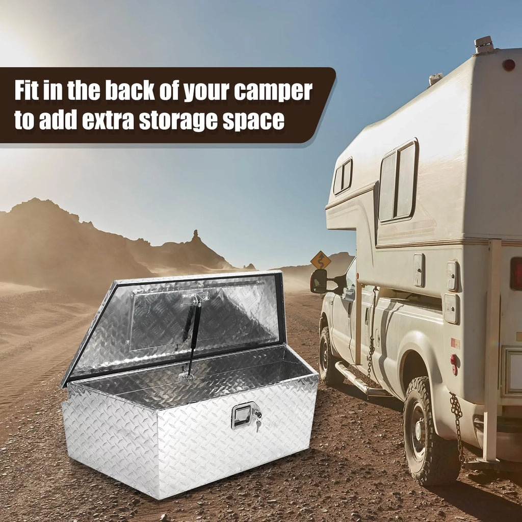 Lock Duty x for with Keys and Storage on Inches Tongue Heavy Box Plate Tool Trailer, Confote Your Silver,39 Diamond Secure 16.5 Aluminum Trailer x 12