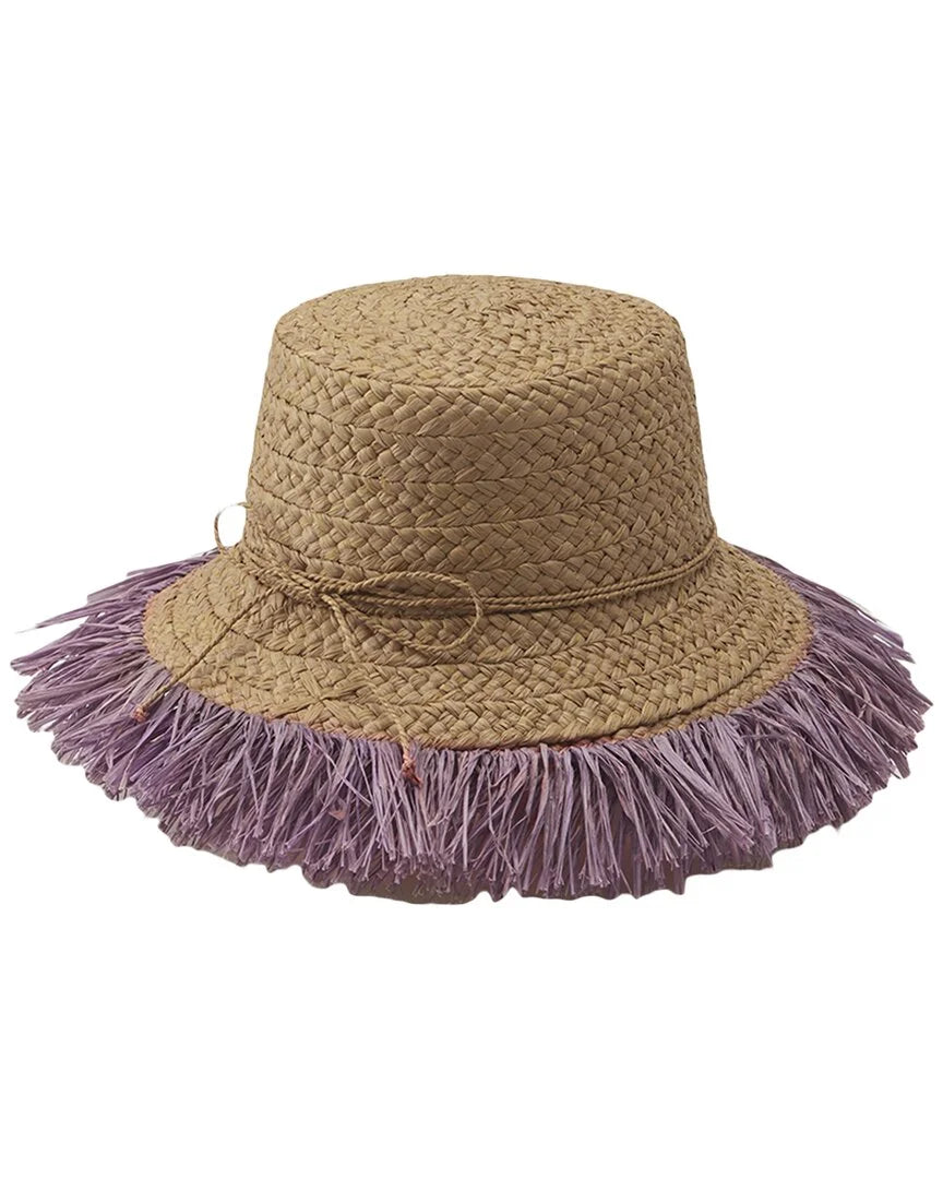 Hat, Kaminski Sella Helen Brown Straw