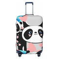 Medium Looking Hearts Luggage Anti-Scratch Cover,Durable, Cute Washable Suitcase Pink New Haiem Keep - Protector Technology Luggage With Your Panda
