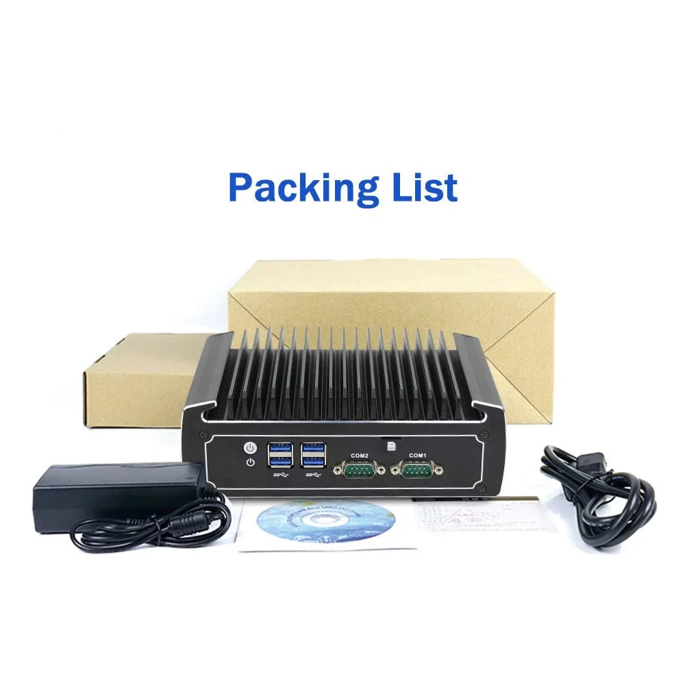 Card 4 8250U Core 1TB i5 SIM 2 Slot, Pro Mini Fanless 4*USB3.0, Dual COM, Cores PC, SSD CPU, 4K HDD, 10 PARTAKER Computer, Gen, 8GB Nic, HD, Mini Industrial Powerful 8th 128GB DP, Ram Windows