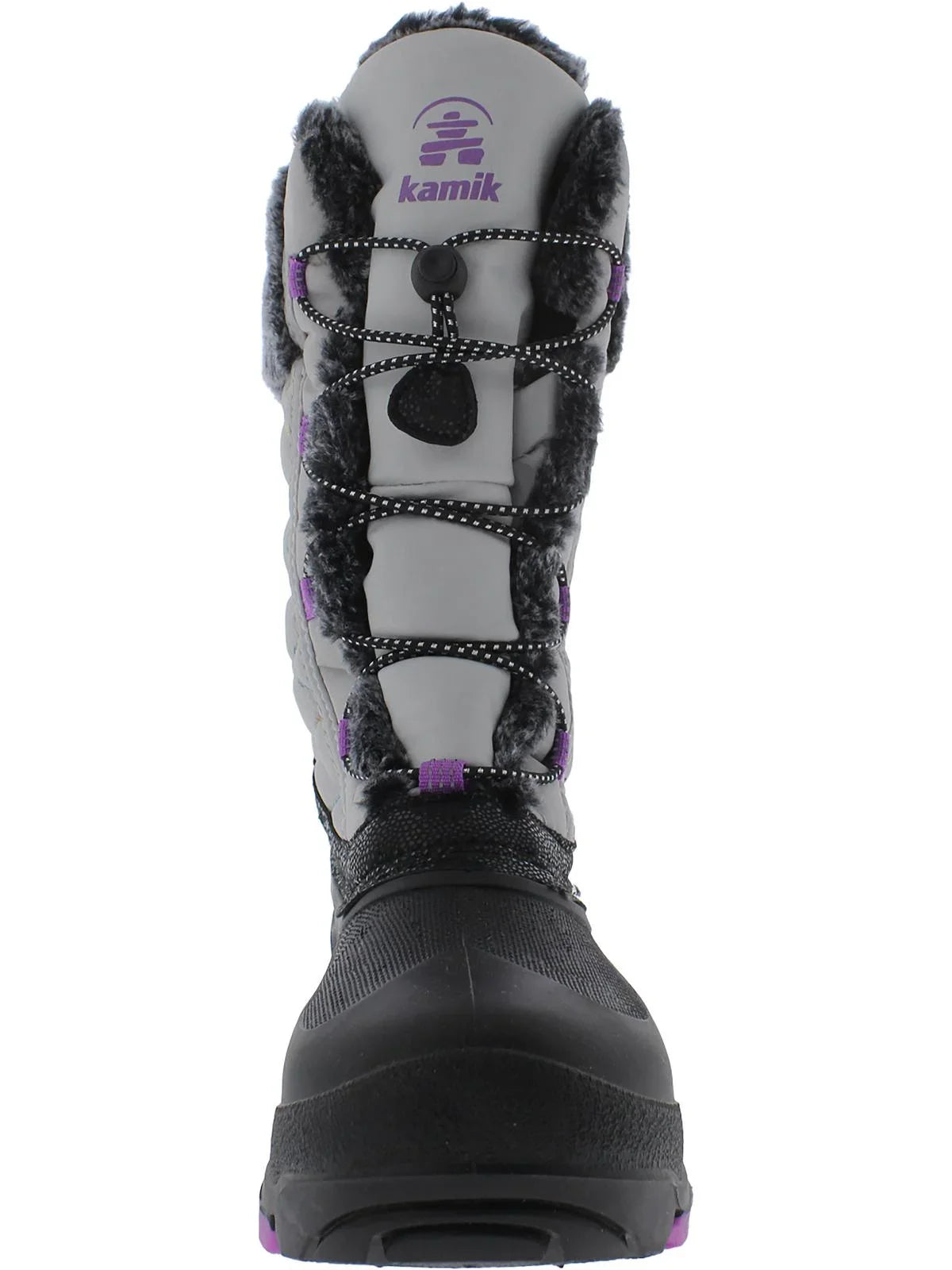 Faux Snow Kid Fur 2 Winter Big & Kamik Star Boots Girls