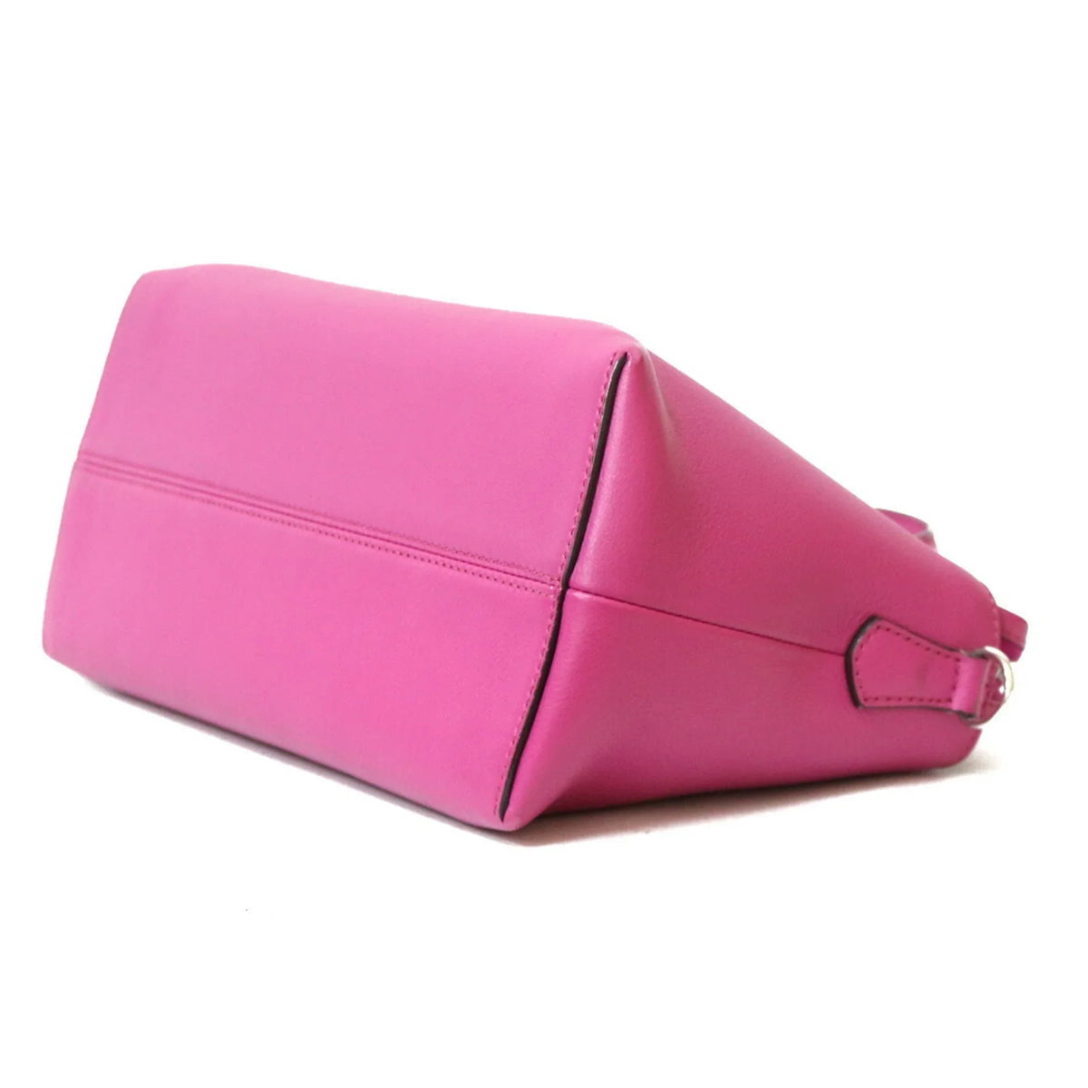 (Fair) Visaway Women's Pink Leather Pre-Owned Shoulder Fendi Bag FENDI