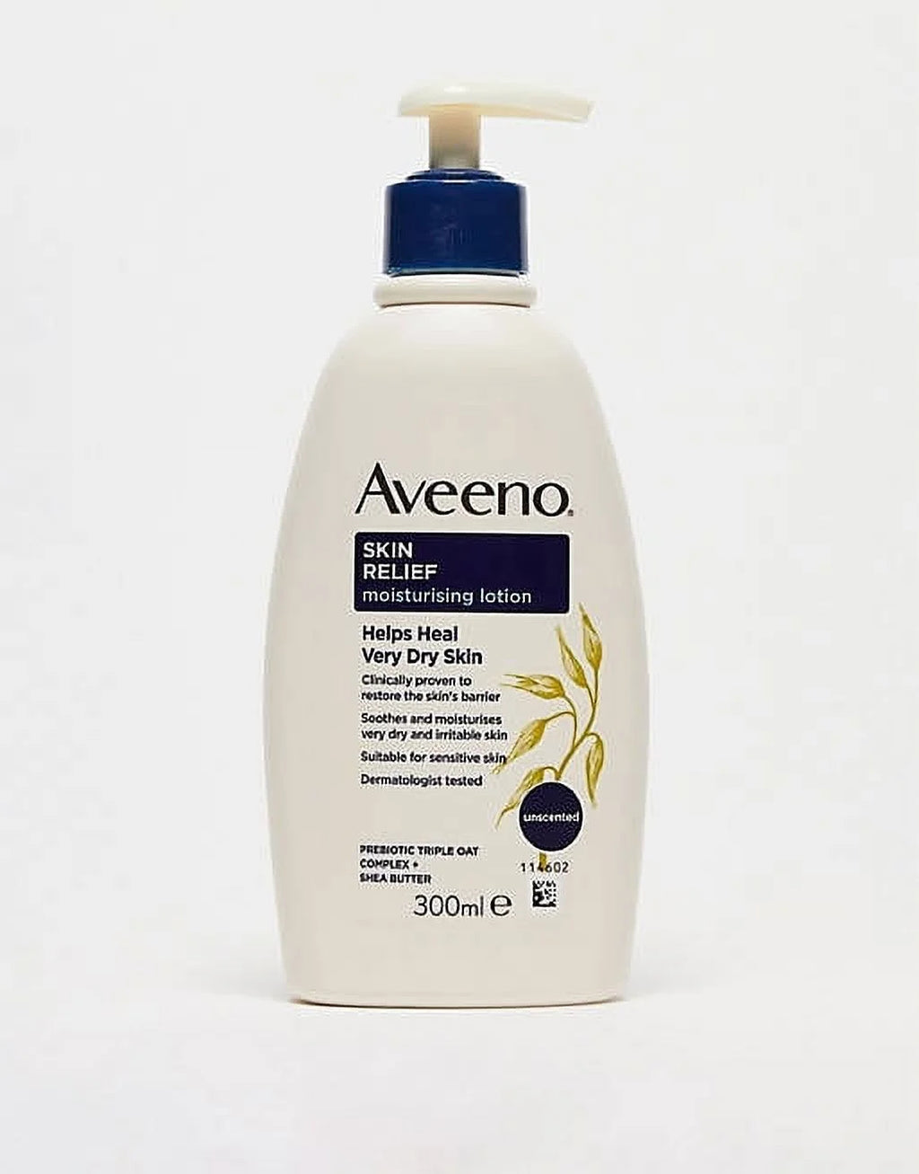 Complex, Extra Shea Moisturizing Oat 24-Hour Skin Aveeno & Butter Lotion Skin for Unscented for Triple Sensitive with Natural Lotion Dry, Itchy Therapeutic Relief Skin