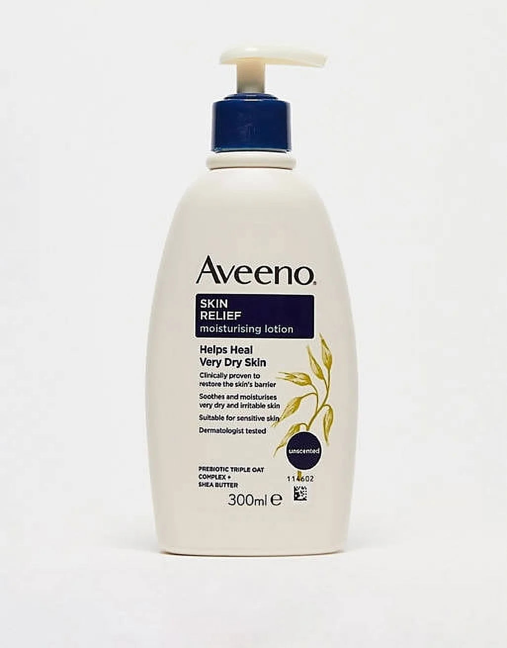 Complex, Extra Shea Moisturizing Oat 24-Hour Skin Aveeno & Butter Lotion Skin for Unscented for Triple Sensitive with Natural Lotion Dry, Itchy Therapeutic Relief Skin