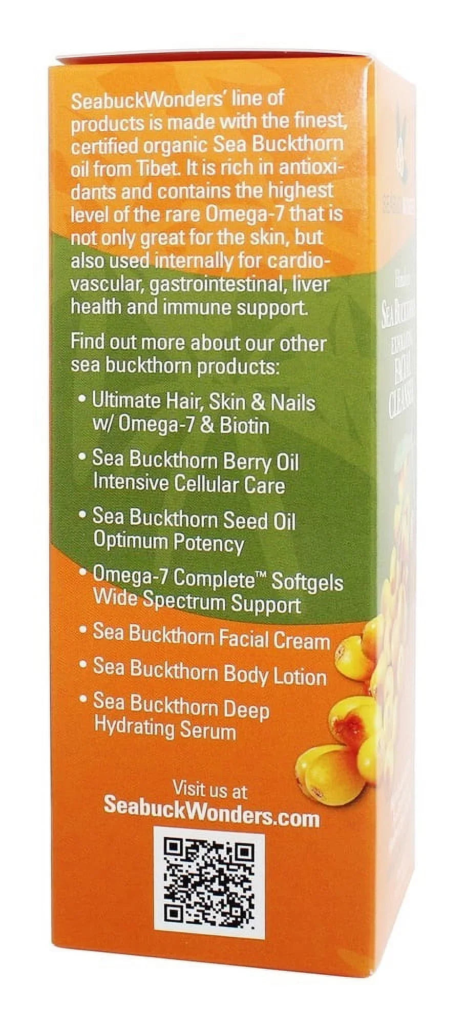 SeabuckWonders Himalayan Sea Facial Cleanser Exfoliating Buckthorn