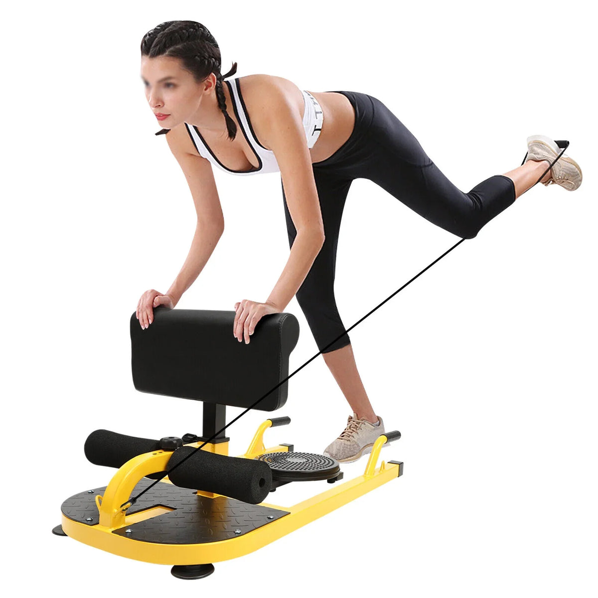 Sissy Squat Home Squat Machine Deep Ab Trainer Adjustable Gym Multifunctional