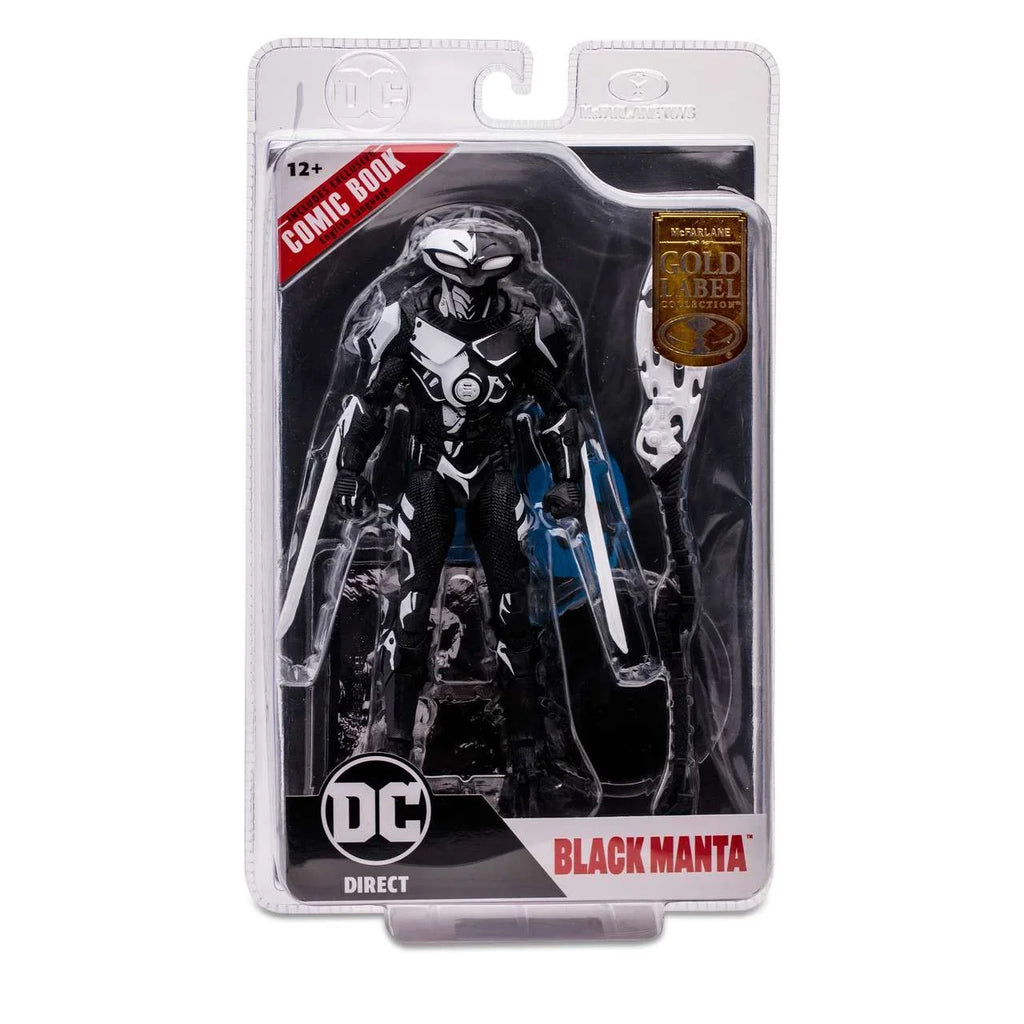 Gold Collection Art) Manta Label Direct Comic Figure (Line DC Book Black with Action McFarlane
