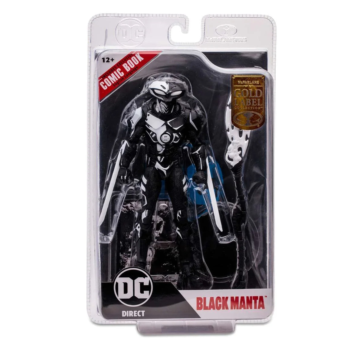Gold Collection Art) Manta Label Direct Comic Figure (Line DC Book Black with Action McFarlane