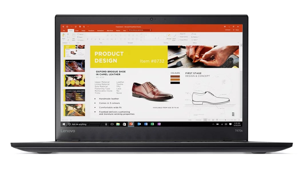Matte - Touch Smart Color Windows Core 12GB i7-7600U, T470s (1920x1080) SSD, Reader, 14" Touchscreen, Pro RAM, 256GB ThinkPad Card Fingerprint 7 Lenovo Black FHD Intel Laptop Reader, IPS