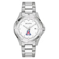 Silver Wildcats Sport Stainless Classic Men's Bulova Watch Steel Arizona