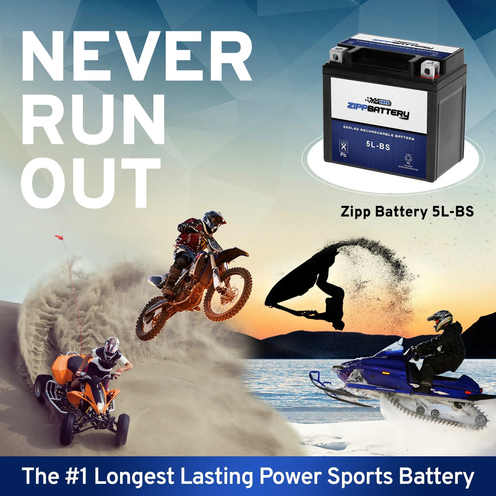 Battery Motorcycle for 250Cc Zipp Battery Yamaha Wr250F 2005 Ytx5L-Bs