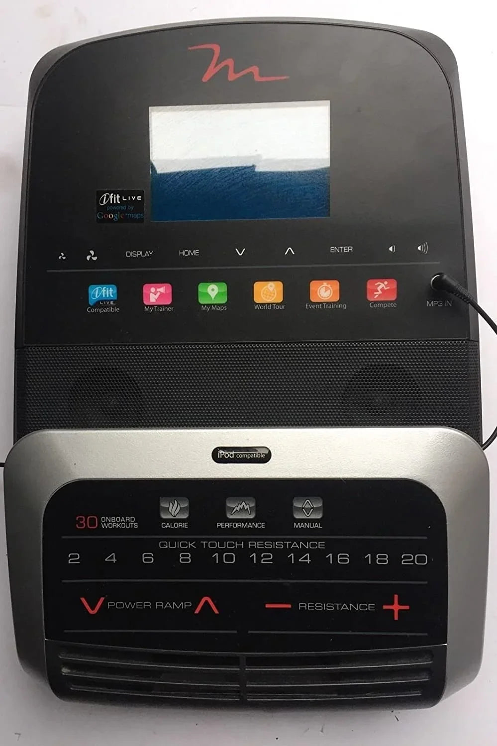 Elliptical 510 Console Image Control Panel Daybreak FreeMotion Display