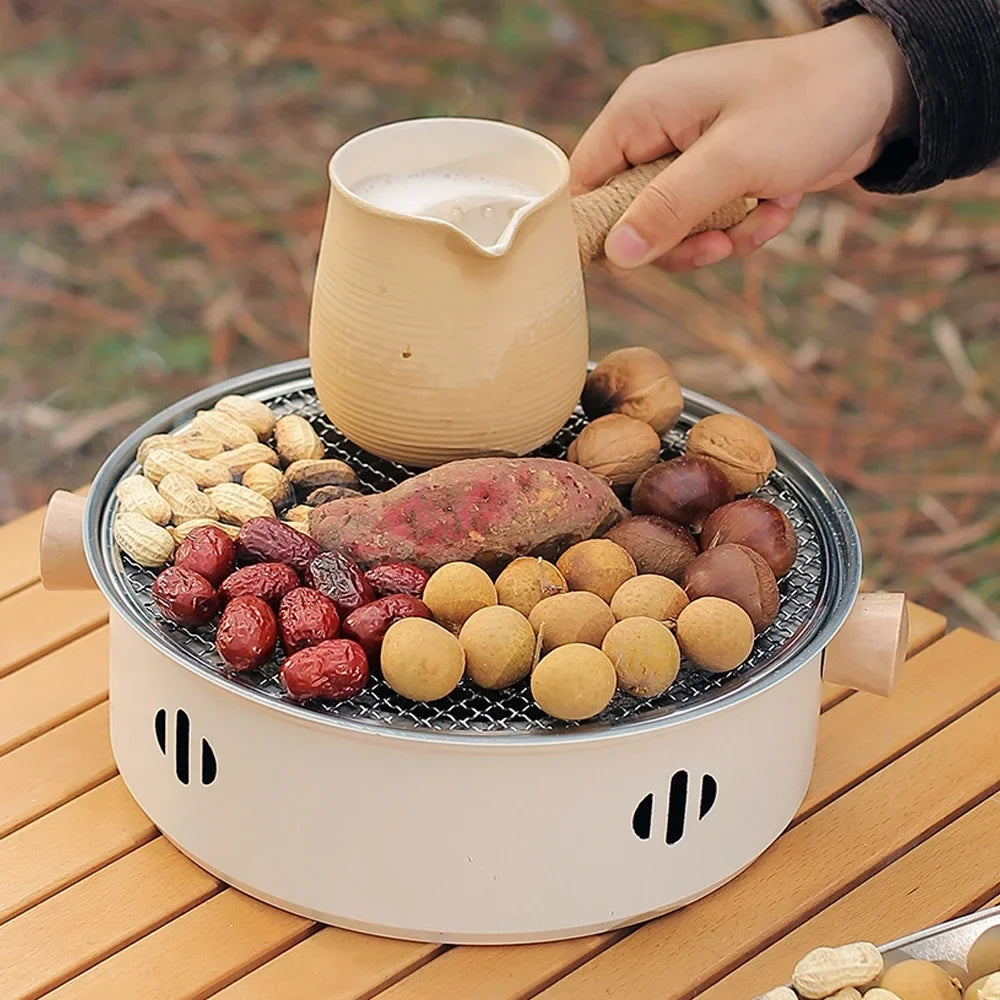 Cooking Grill Stove Portable Barbecue Ideal Dcenta Charcoal Camping for BBQ
