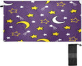 for Beach Bestwell Dry Super Travel Quick Lightweight Holiday（419） Absorbent - Towels Compact Camping Oversized - and Moon Stars Towel Towel Swimming
