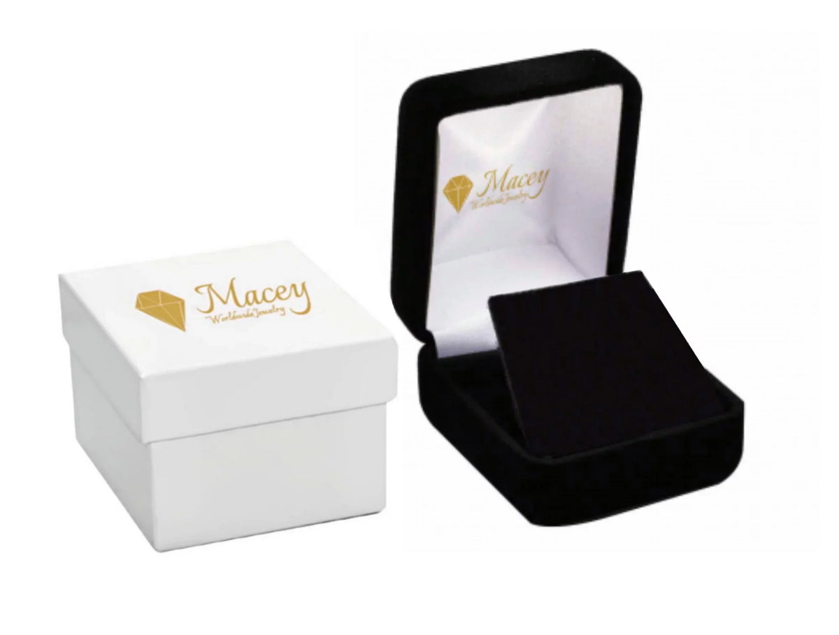 Worldwide Square 10k Link Bracelet Jewelry Diamond Ctw 4 Gold Baguette Macey White Mens
