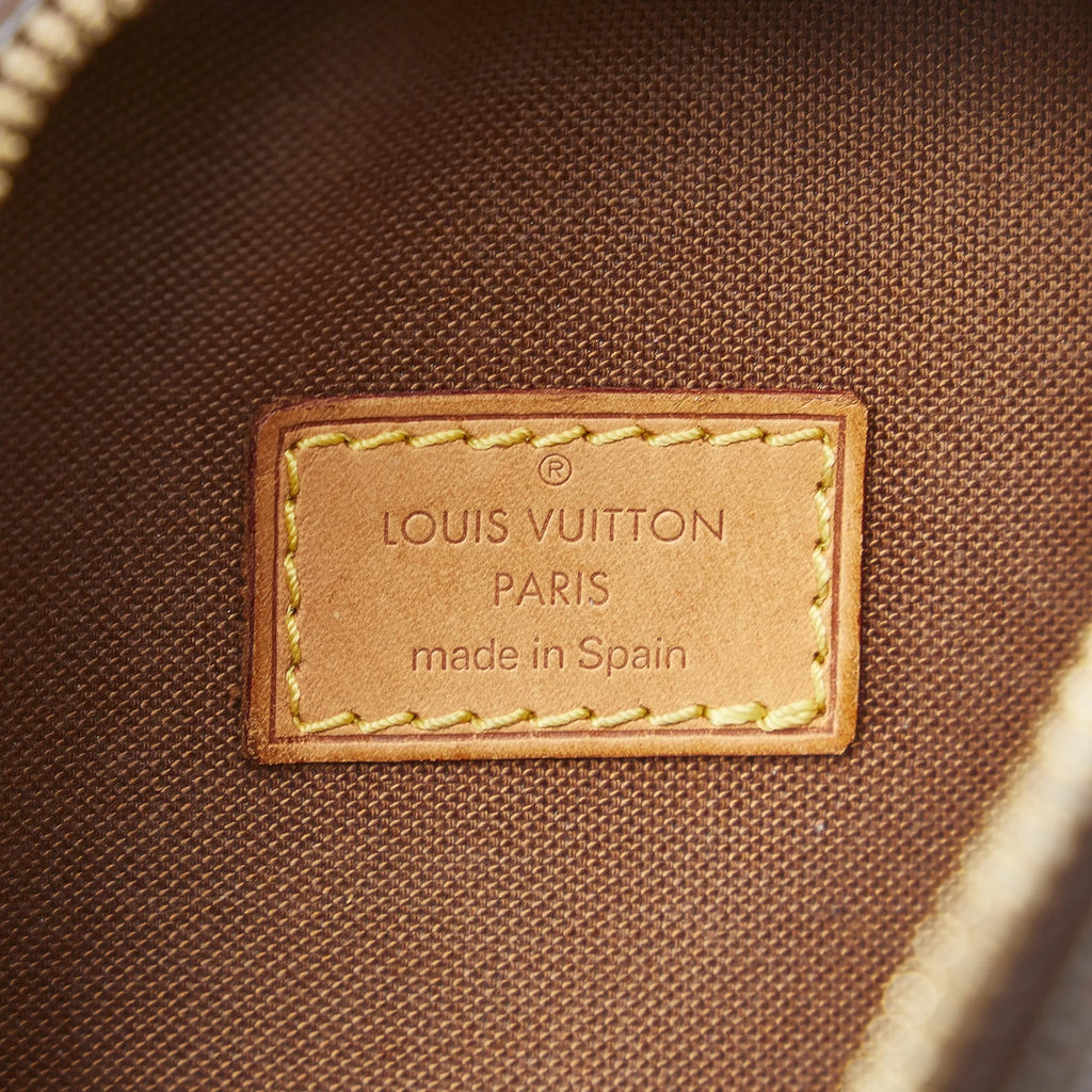 Bag Monogram Crossbody Pochette Louis Pre-Owned Canvas Unisex Brown Gange (Good) Vuitton Authenticated