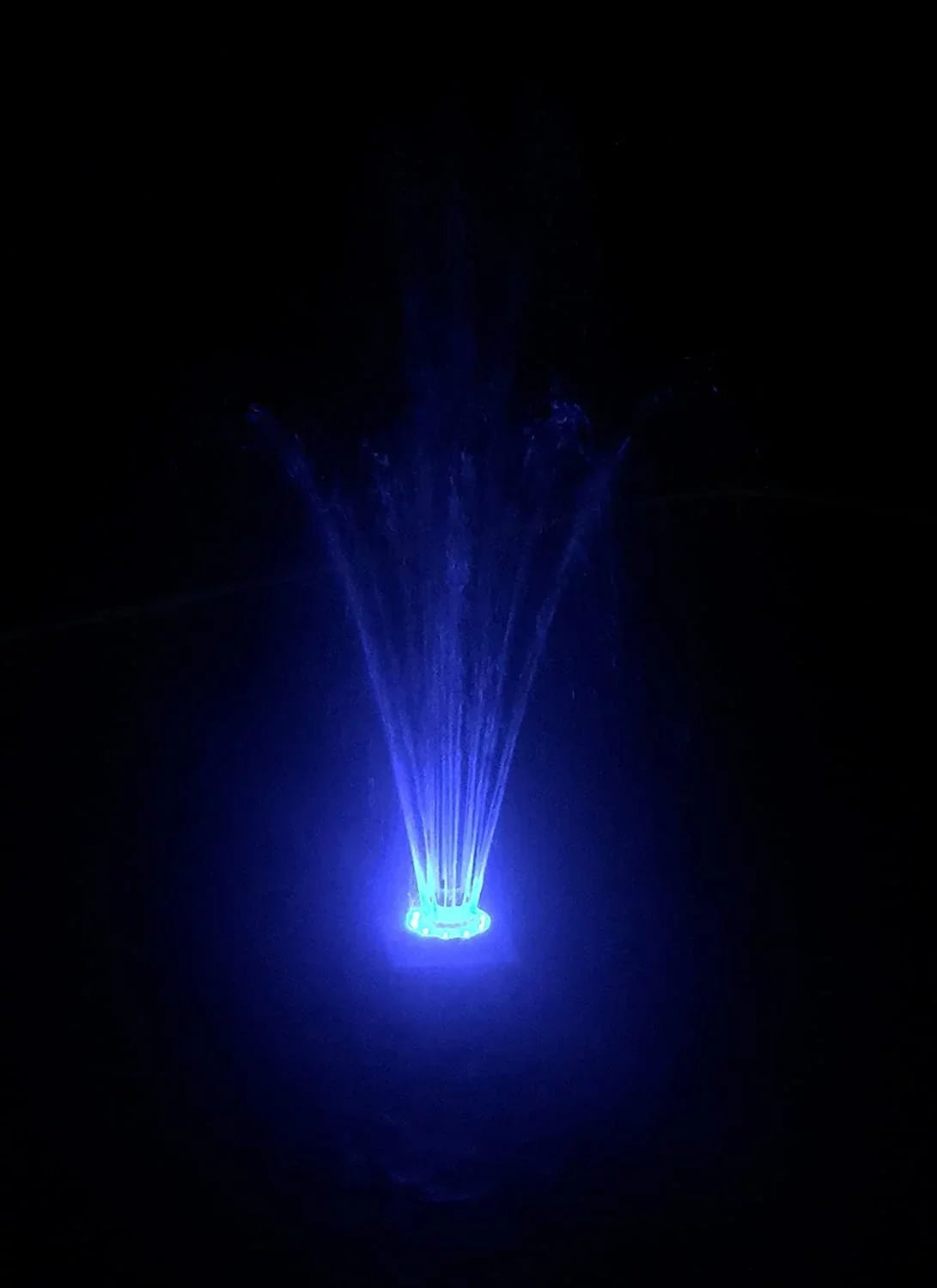 Swimming Fountain Pool Illuminated Fest Color