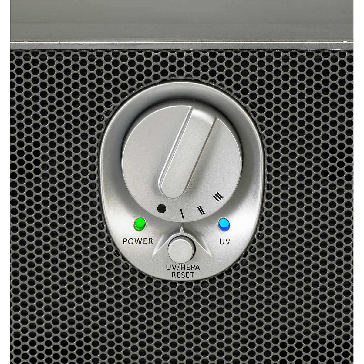 Air Purifier, 22 UV Reduction, True with and HEPA Sanitizer GermGuardian 2-pack Odor