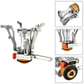 with Portable Camping Ignition Valve Backpacking Stove Piezo Stoves 2 Adjustable