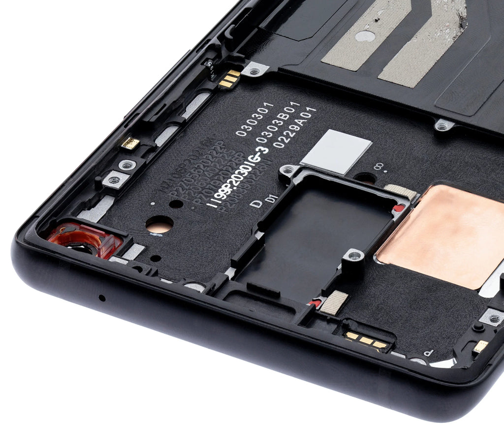 For Compatible With Frame) UW 5G 8 Black) Replacement OnePlus (Non-Verizon / Frame Assembly OLED (Refurbished) (Onyx 5G