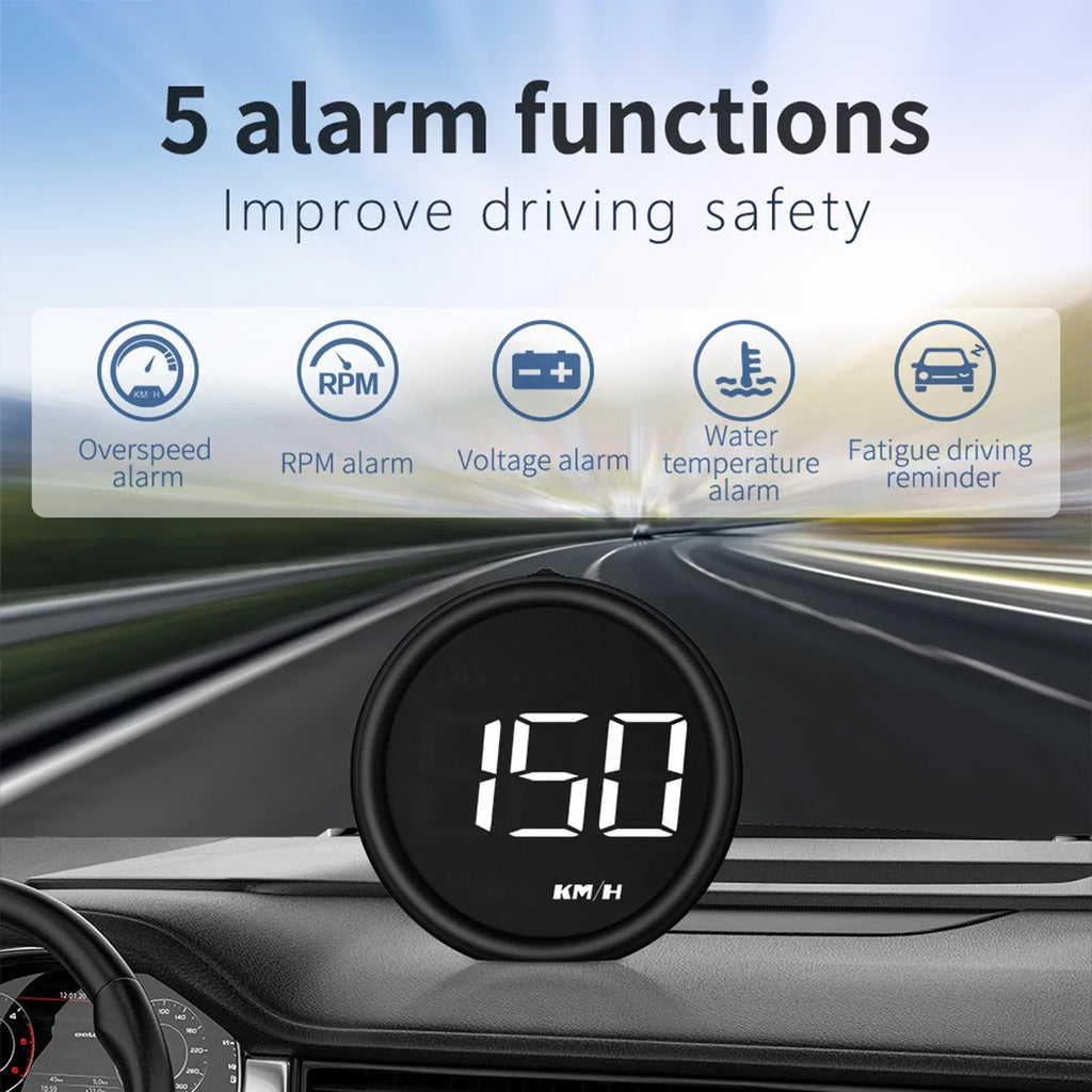 Head-Up Detector Driving Safe Diagnostic for Display HUD Car OBDII Moobody Speedometer
