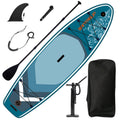 Board 9.9'x33"x5" Inflatable With Stand Paddle Accessories Up