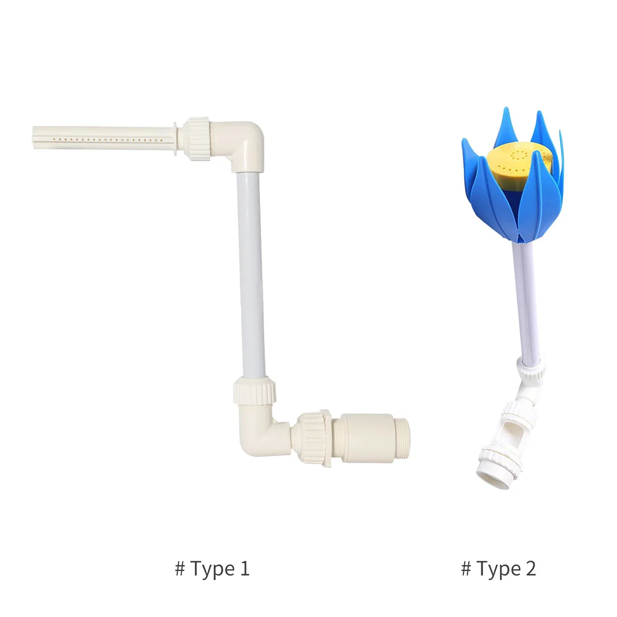 Fittings Waterfall Spa Swimming Fountain Swimming Pool Pool Return Fits Tools Fountain Spray Flower Shape 1.5-inch Threaded